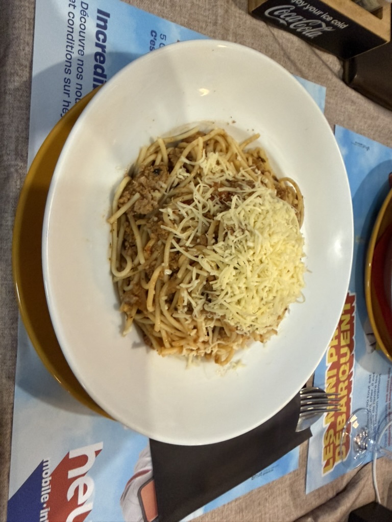 Spaghettis bolognaise faits maison par Marianne au Saint d'Hic III